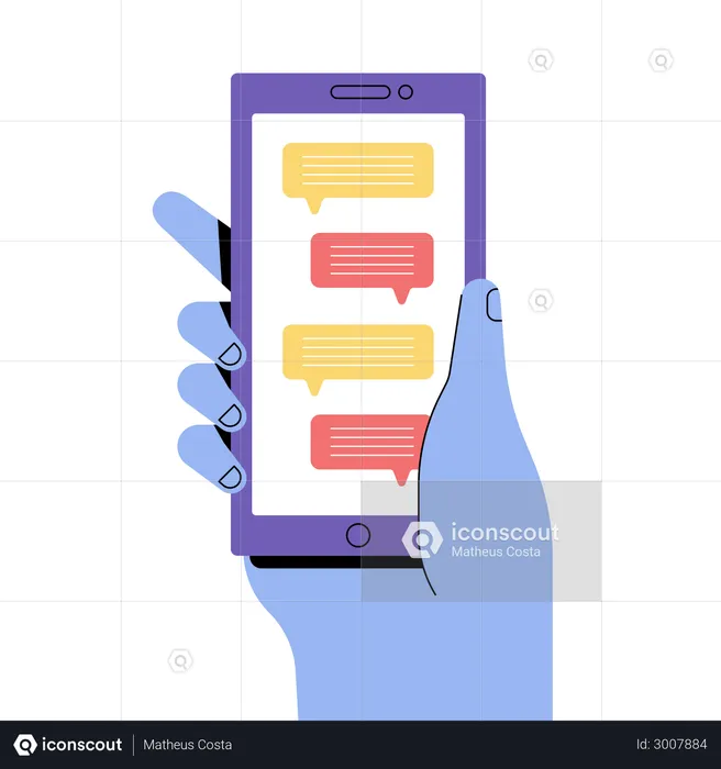 Chatting application  Illustration