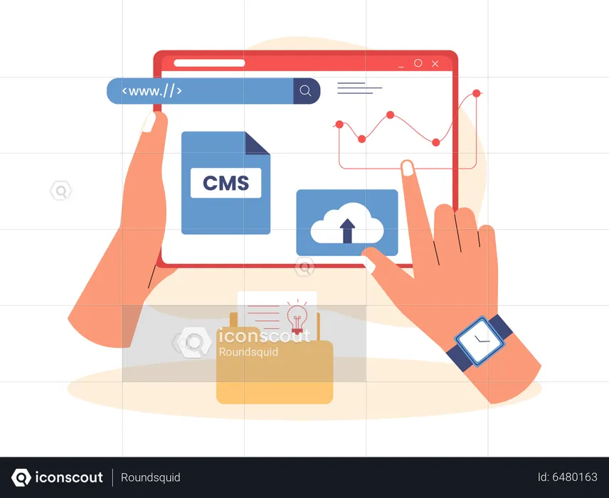 Check CMS analysis and upload cms file  Illustration