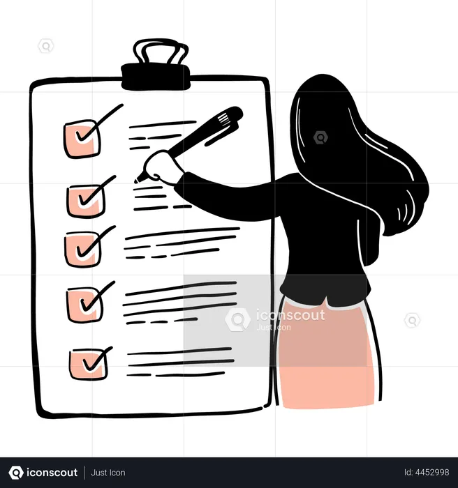 Check List  Illustration