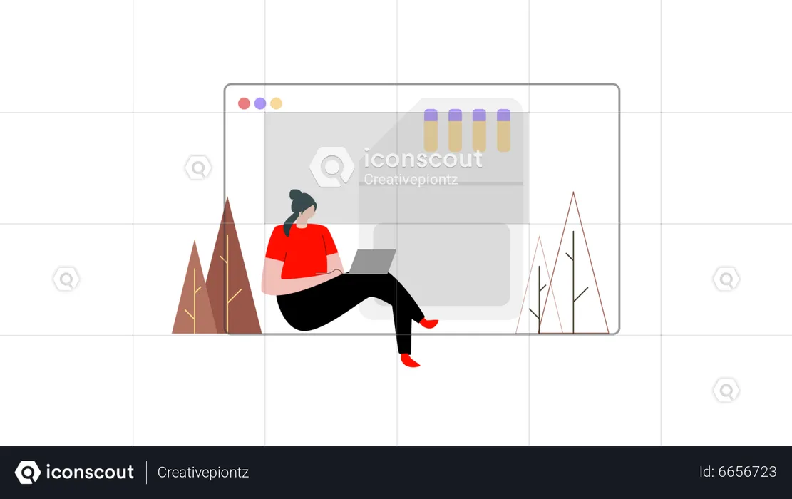 Checking memory storage  Illustration