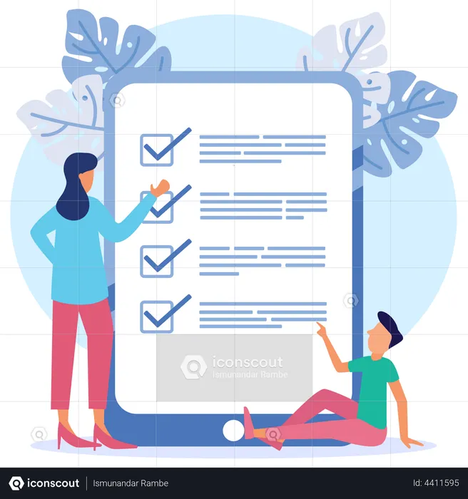 Checklist  Illustration