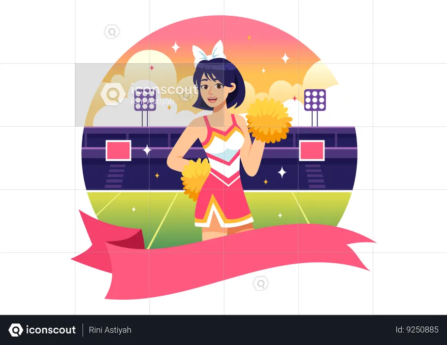 Cheer Dance  Illustration