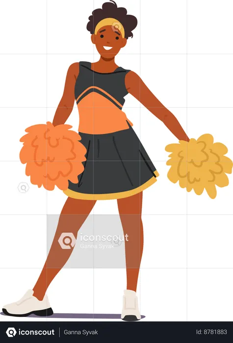 Cheerleader Girl  Illustration