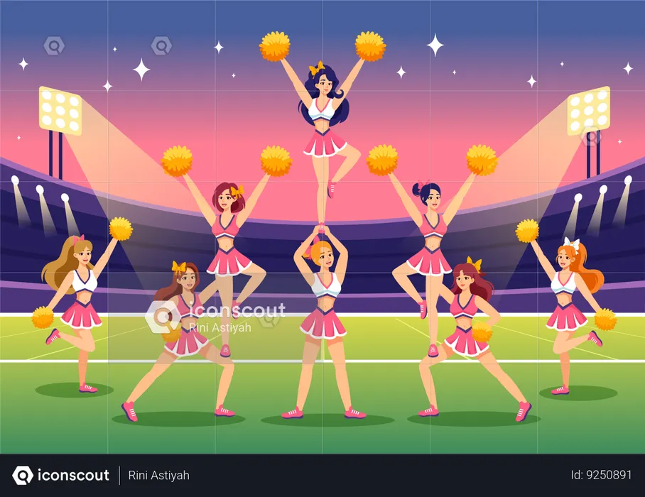 Cheerleader Uniform  Illustration