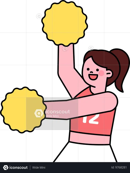 Cheerleaders  Illustration