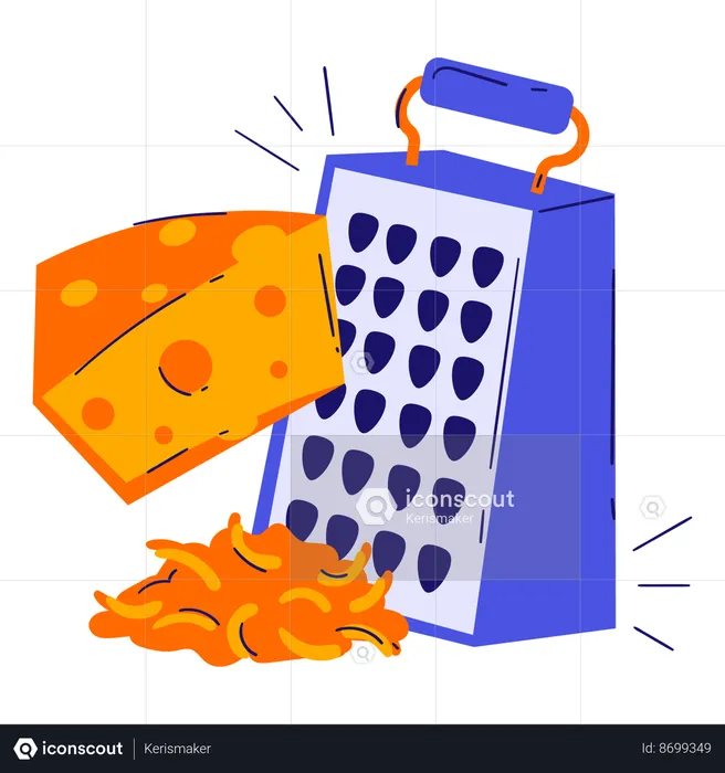 Cheese grater  Illustration