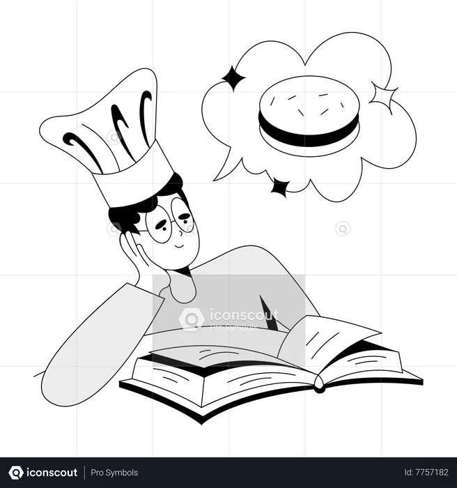 Chef Dreaming  Illustration