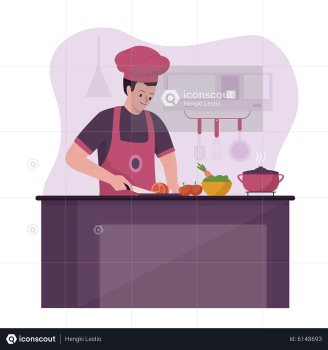 Chef cuisinier  Illustration