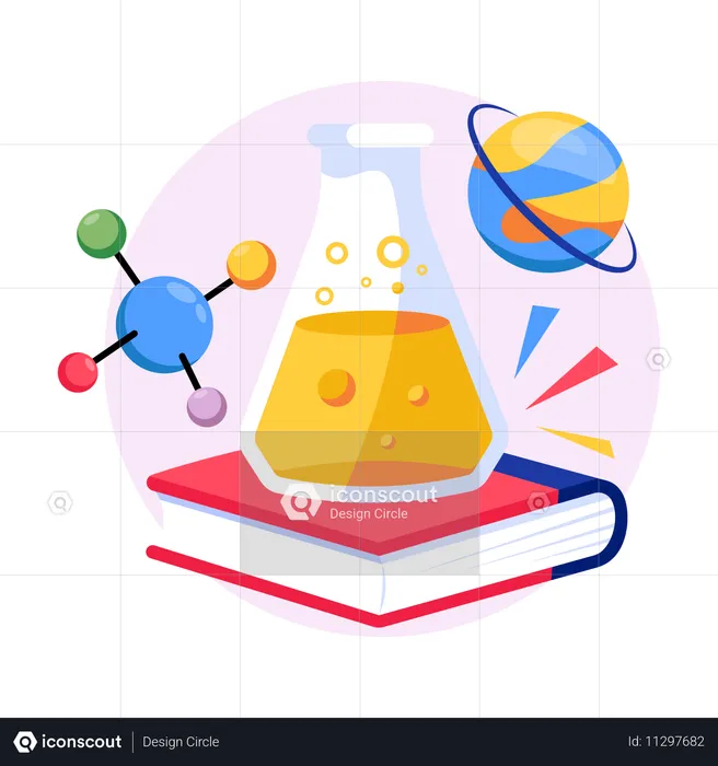 Chemical flask  Illustration