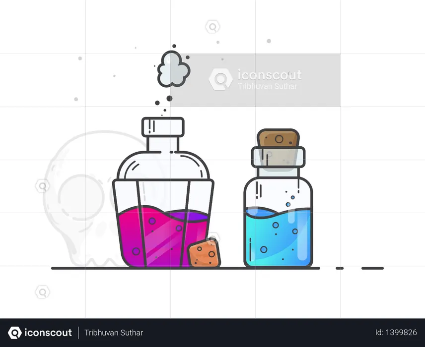 Chemical liquids  Illustration