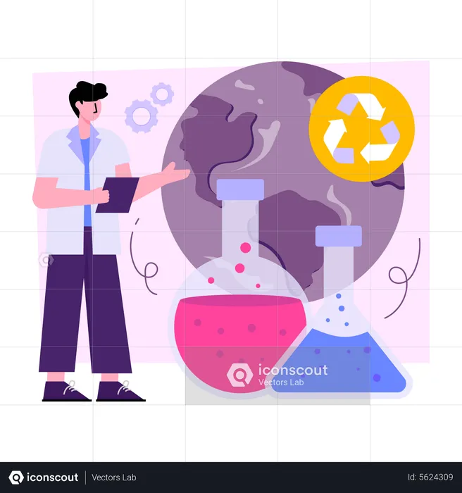 Chemical Recycling  Illustration