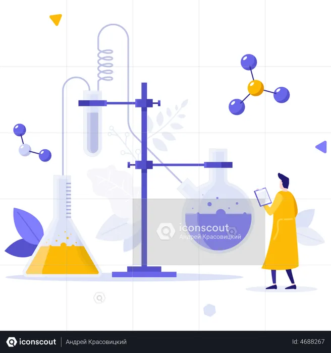 Chemical Scientific Research  Illustration