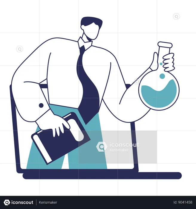 Chemical test  Illustration