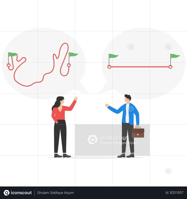 Des parcours commerciaux compliqués  Illustration