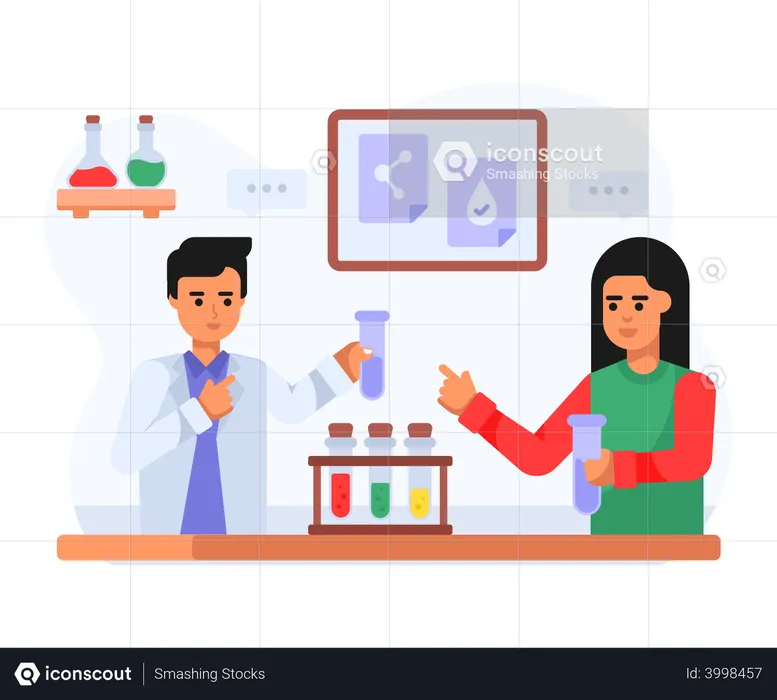 Chemistry Lab  Illustration