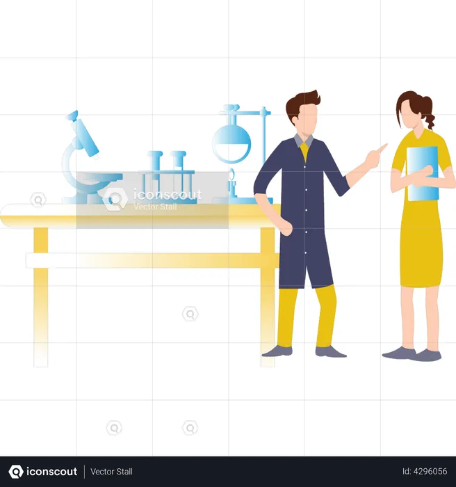 Chemistry Lab  Illustration