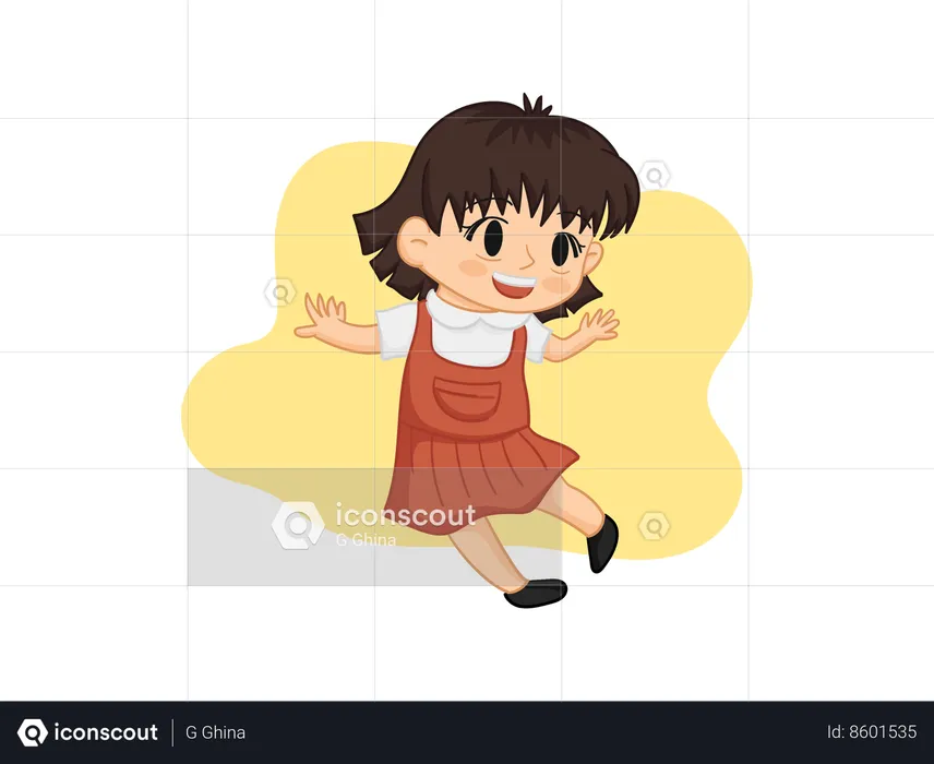 Chibi Girl  Illustration