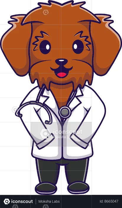 Médecin de chien  Illustration