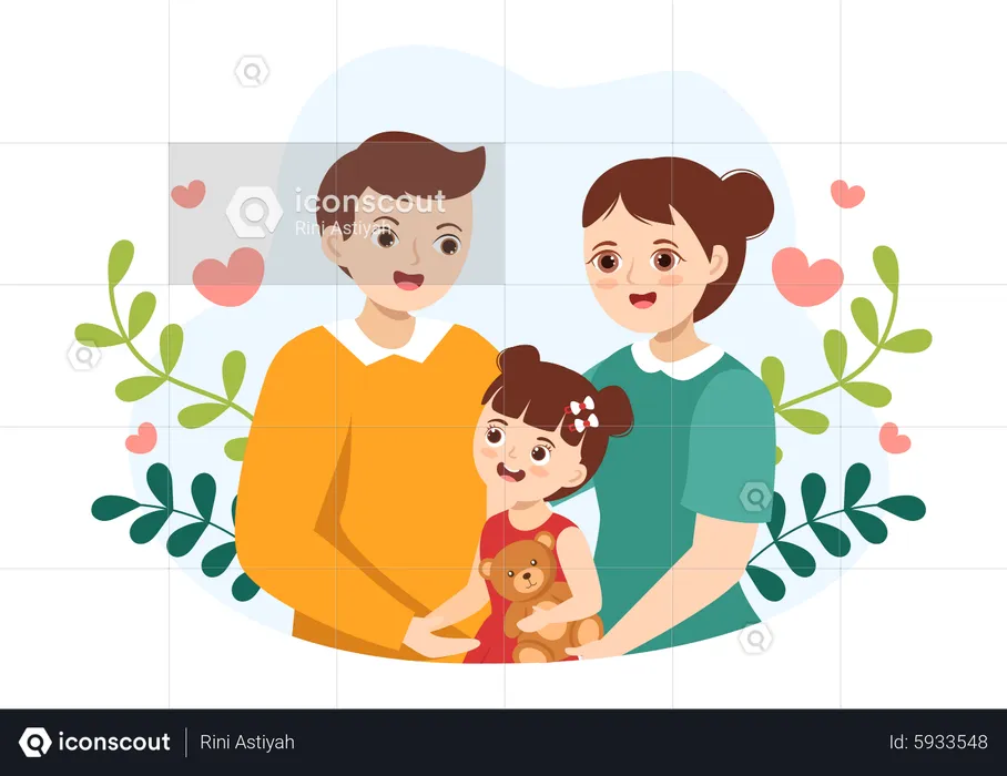 Child Adoption  Illustration
