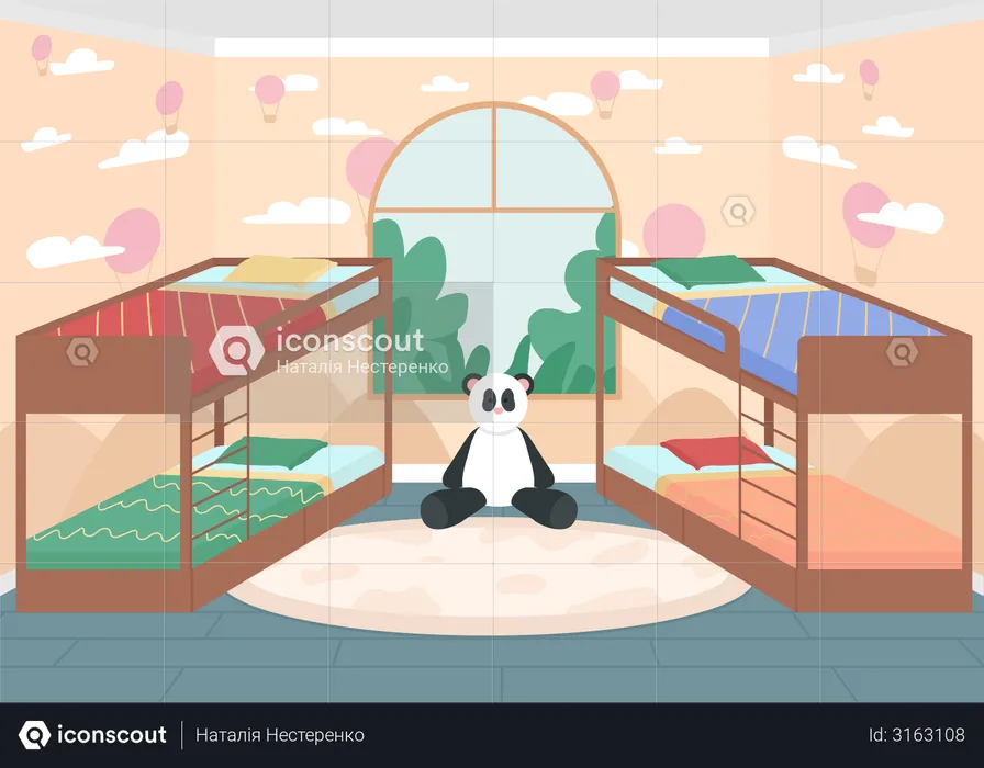 Children bedroom  Illustration