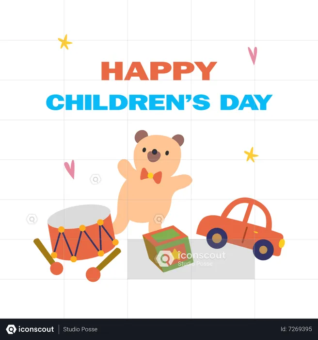 Children day gifts  Illustration