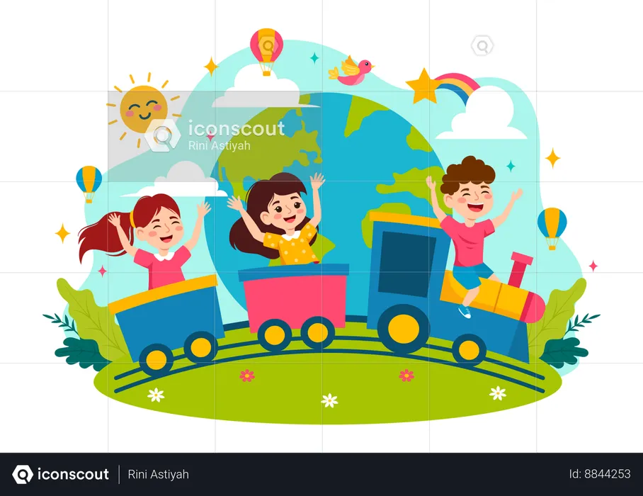 Children Day  Illustration