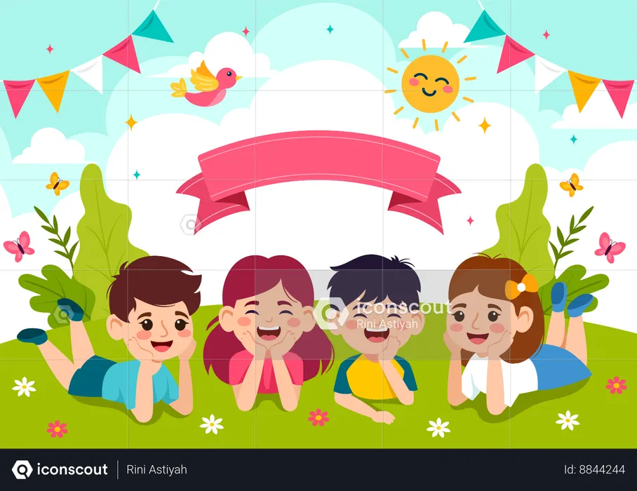 Childrens Day  Illustration