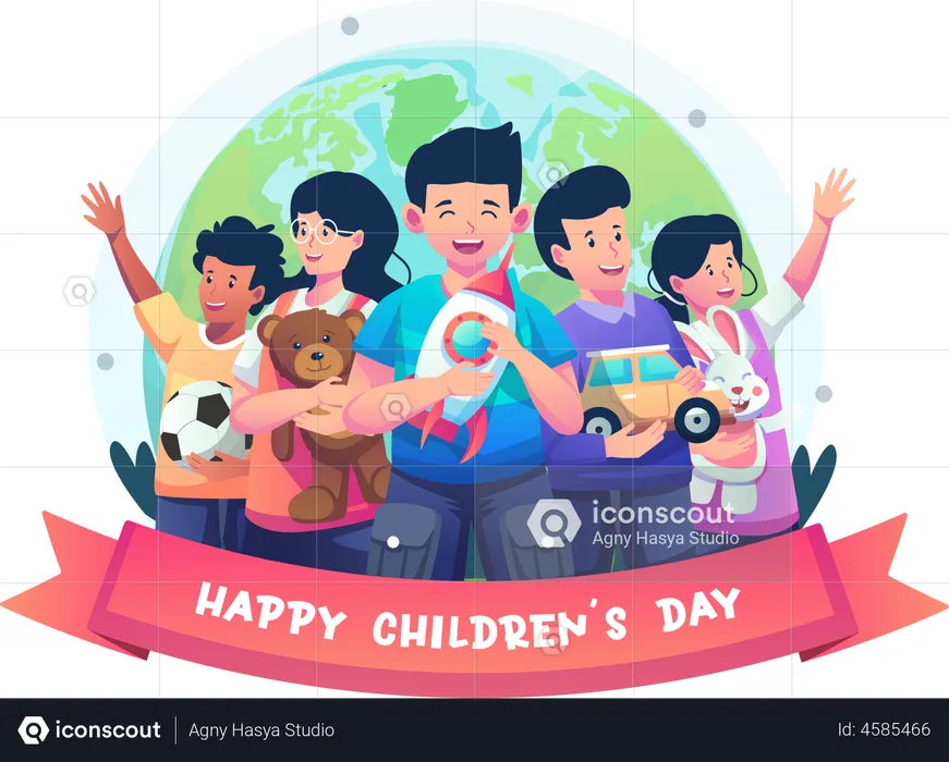 Children's day  Illustration