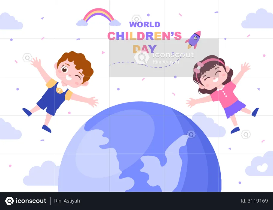 Children's Day  Illustration