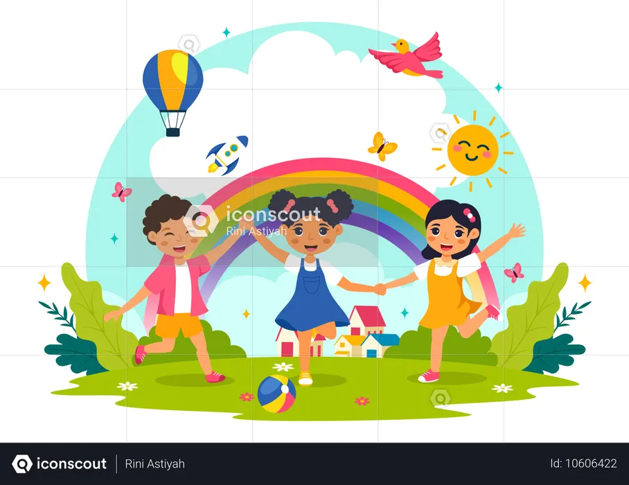 Childrens Health  Illustration