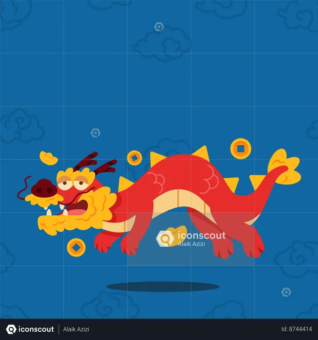 Chinese Dragon  Illustration