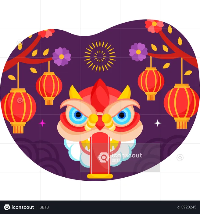 Chinese new year  Illustration