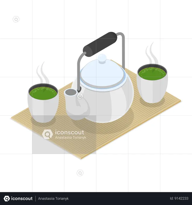 Chinese Tea  Illustration