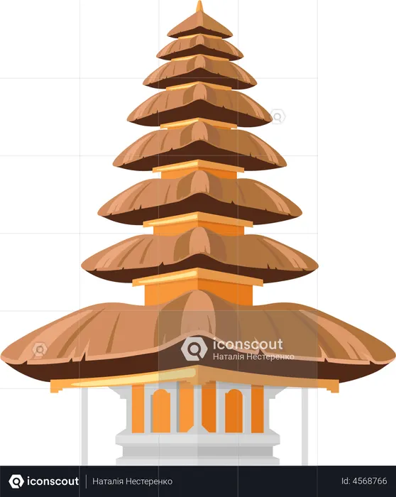 Chinese temple  Illustration