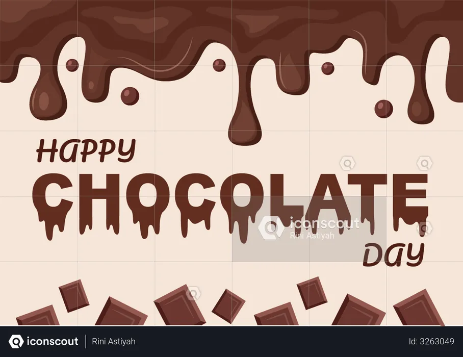 Chocolate Day  Illustration