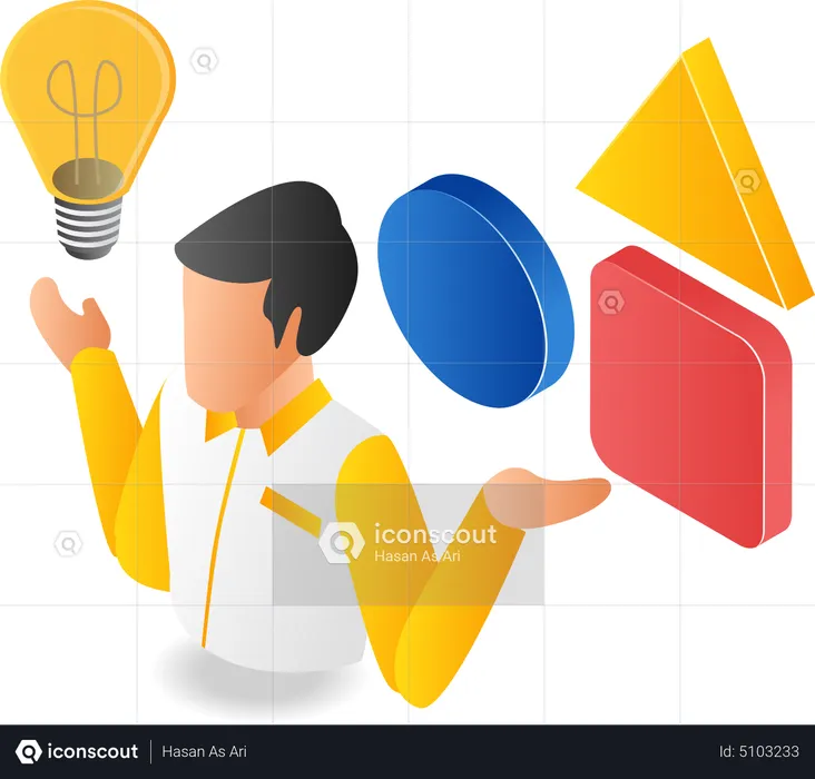 Choice of ideas for making geometric objects  Illustration