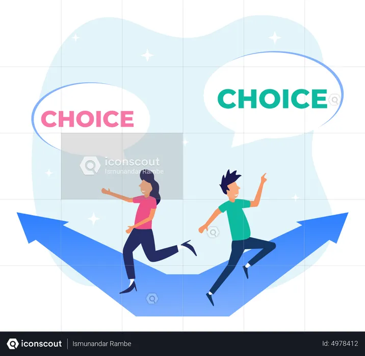 Choose The Right  Illustration