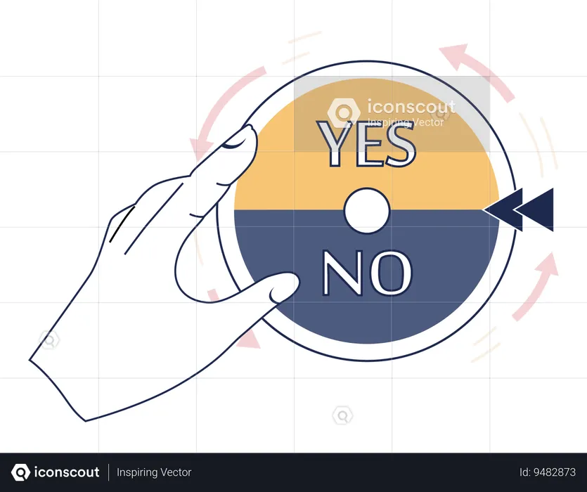 Choose yes and or  Illustration