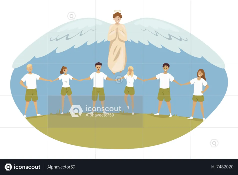 Christian God  Illustration