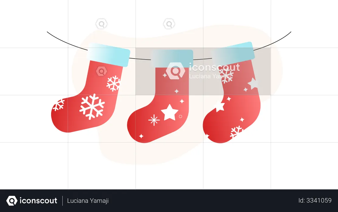 Christmas Boots  Illustration
