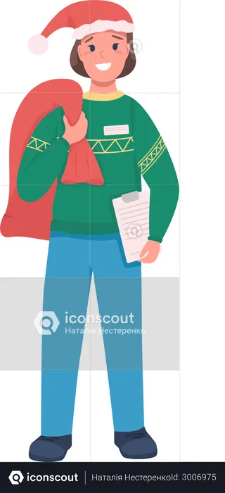 Christmas delivery  Illustration