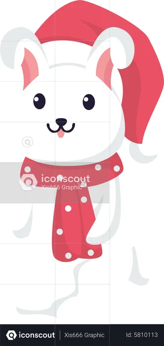Christmas Rabbit  Illustration