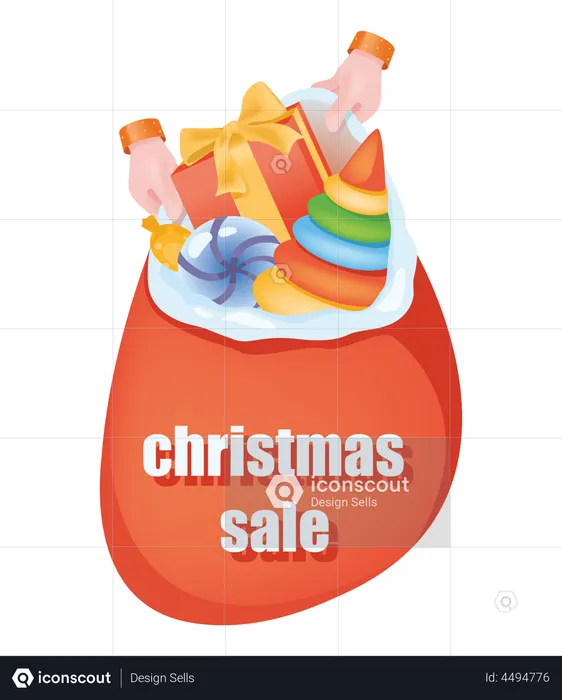 Christmas Sale  Illustration