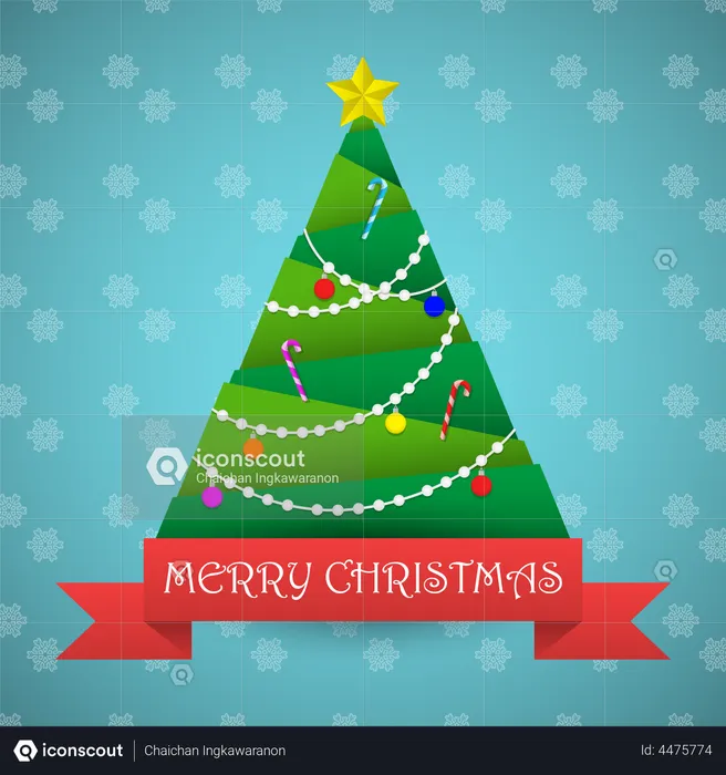 Christmas tree  Illustration