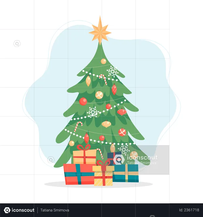 Christmas tree  Illustration