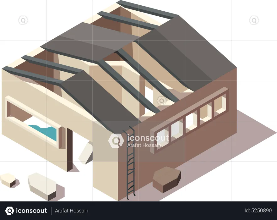 Cidade abandonada  Ilustração