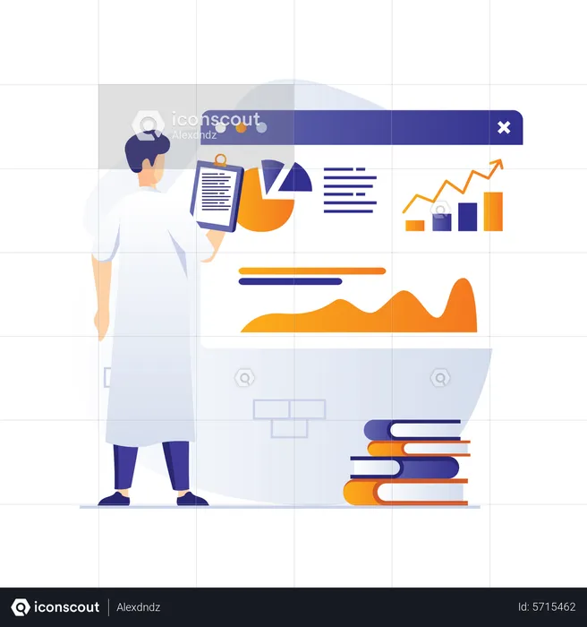 Científico de datos  Ilustración