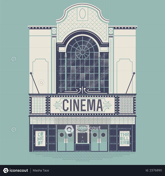 Cine  Ilustración