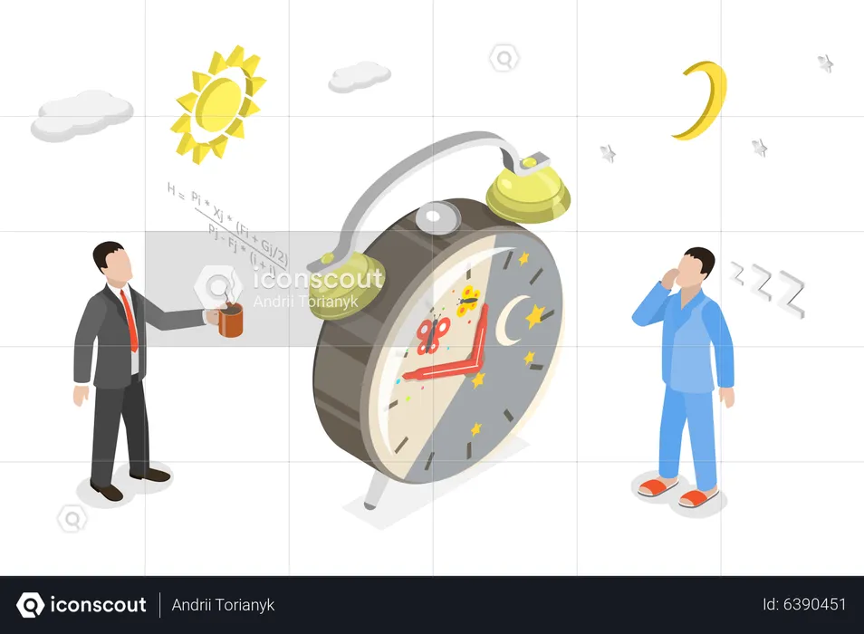 Circadian Rhythm  Illustration