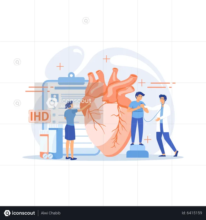 Circulatory system complications  Illustration